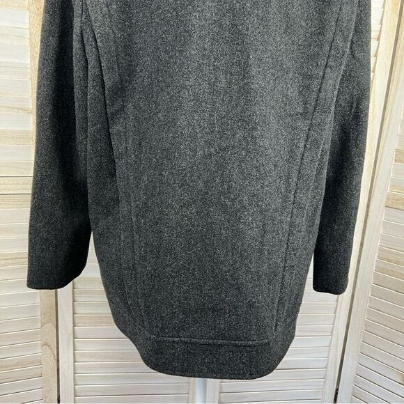 Mackintosh Vintage Gray Wool Pea Coat 14 Large - Picture 12 of 16